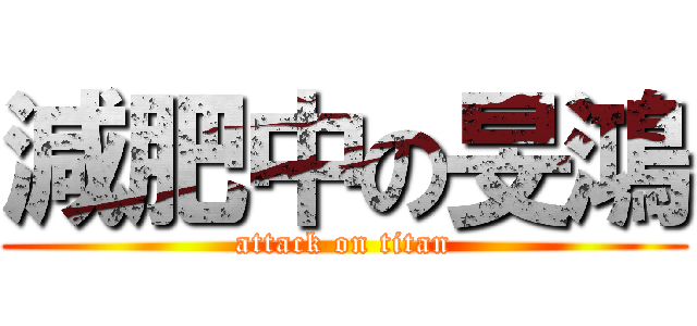 減肥中の旻鴻 (attack on titan)