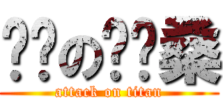 进击の凯玟桑 (attack on titan)