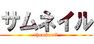 サムネイル (thumbnail)