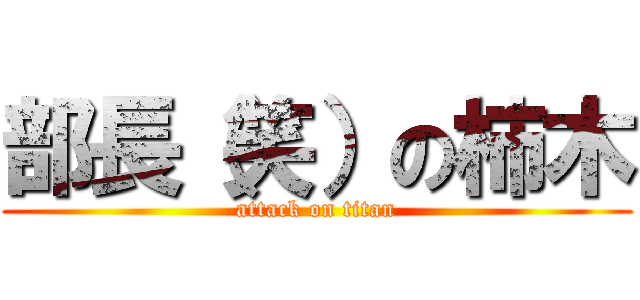 部長（笑）の柿木 (attack on titan)