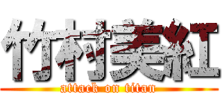 竹村美紅 (attack on titan)