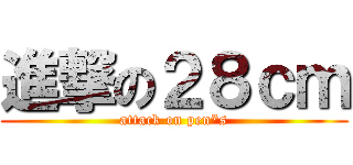 進撃の２８ｃｍ (attack on pen*s)