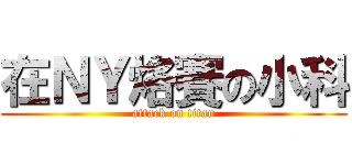 在ＮＹ烙賽の小科 (attack on titan)