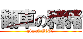 翻車の豬豬 (pig of G6C5)