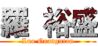 羅  裕盛 (Luo Orangutan)