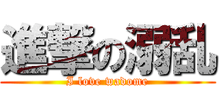 進撃の溺乱 (I love wadome)