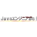 Ｊａｖａエンジニア求む！ ()