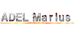 ＡＤＥＬ Ｍａｒｉｕｓ  (ADEL Marius )