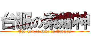 台服の索娜神 (The god of sona in Taiwan)