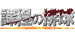 課程の排球 (Vollyball on CDPD)
