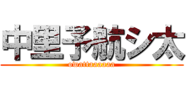 中里予航シ太 (owattaaaaaa)