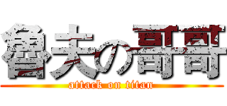 魯夫の哥哥 (attack on titan)