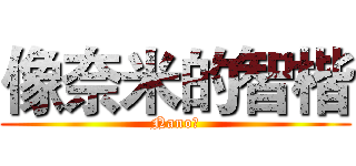像奈米的智楷 (Nano楷)
