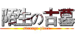 陌生の古墓 (strange place)