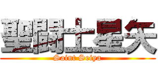 聖闘士星矢 (Saint Seiya)