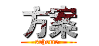 方案 (scheme )
