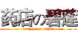 药店の碧莲 (louzhu no mimi)