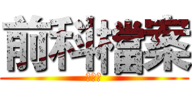 前科檔案 (鍾ㄚ雄)