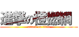 進撃の橙撚網  (attack on titan)