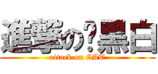 進撃の喵黑白 (attack on CAT)