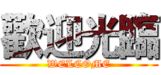 歡迎光臨 (WELCOME)