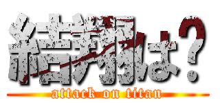 結翔は🐒 (attack on titan)