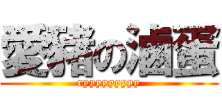 愛豬の滷蛋 (ryyyyyyyyy)