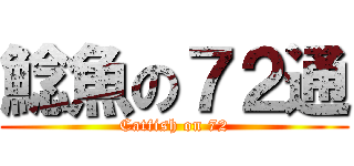 鯰魚の７２通 (Catfish on 72)