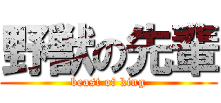 野獣の先輩 (beast of king)