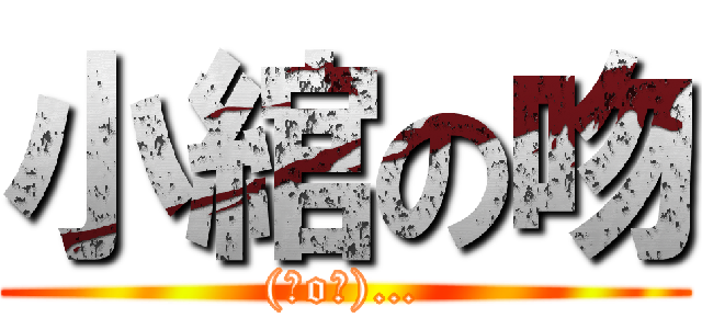 小綰の吻 ((⊙o⊙)…)