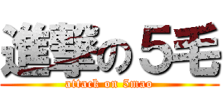 進撃の５毛 (attack on 5mao)