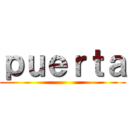 ｐｕｅｒｔａ ()