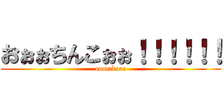 おぉぉちんこぉぉ！！！！！！ (oootnkooo)