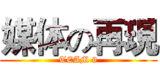 媒体の再現 (TEAM 9)