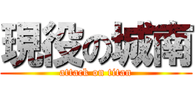 現役の城南 (attack on titan)