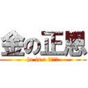 金の正恩 (he is a テポドン)