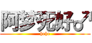 阿梦死好♂ (hehe)