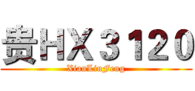 贵ＨＸ３１２０ (XianLinFeng)