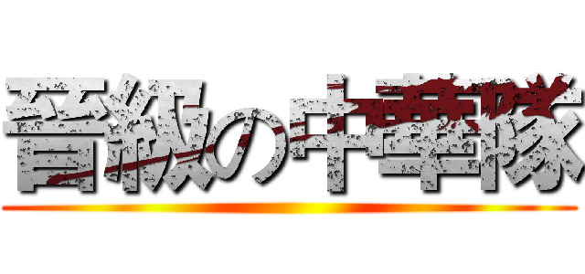 晉級の中華隊 ()