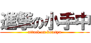 進撃の小手中 (attack on kotetyu)