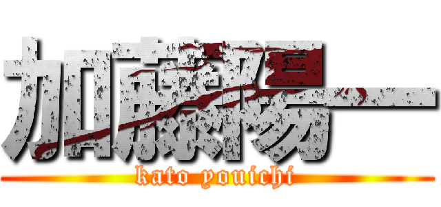 加藤陽一 (kato youichi)