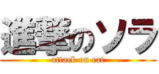 進撃のソラ (attack on cat)