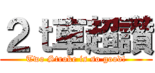２ｔ車超讚 (Two Stroke is so good!)