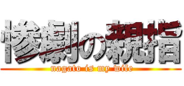 惨劇の親指 ( nagato is my wife)