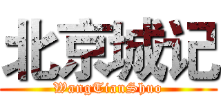 北京城记 (WangTianShuo)