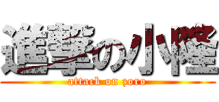 進撃の小隆 (attack on zoro)