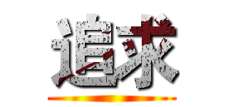 追求 ()