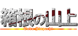 箱根の山上 (Todo Jinpachi)