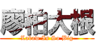 廖柏大根 (Labaw Is So Big)