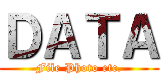 ＤＡＴＡ (File Photo etc.)